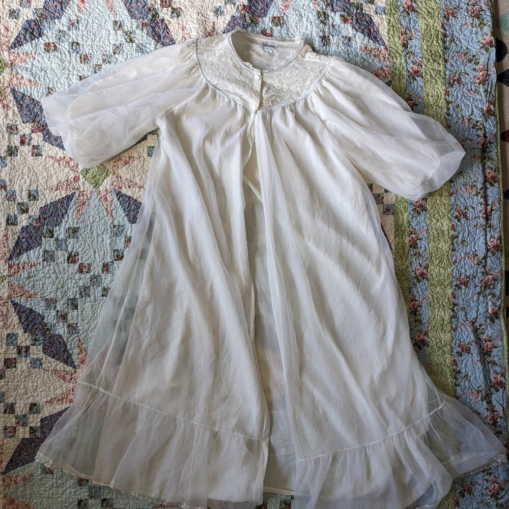 vintage night gown robe